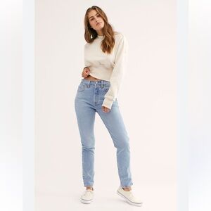 Levi’s 501 blue jeans straight leg size 24 X 30